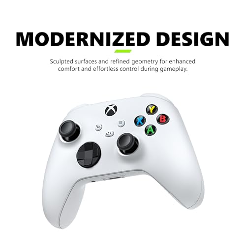 Xbox Wireless Gaming Controller + USB-C® Cable (2025) – Carbon Black – Play on Xbox, Windows, Android, iOS, FireTV Sticks, Smart TVs, VR Headsets