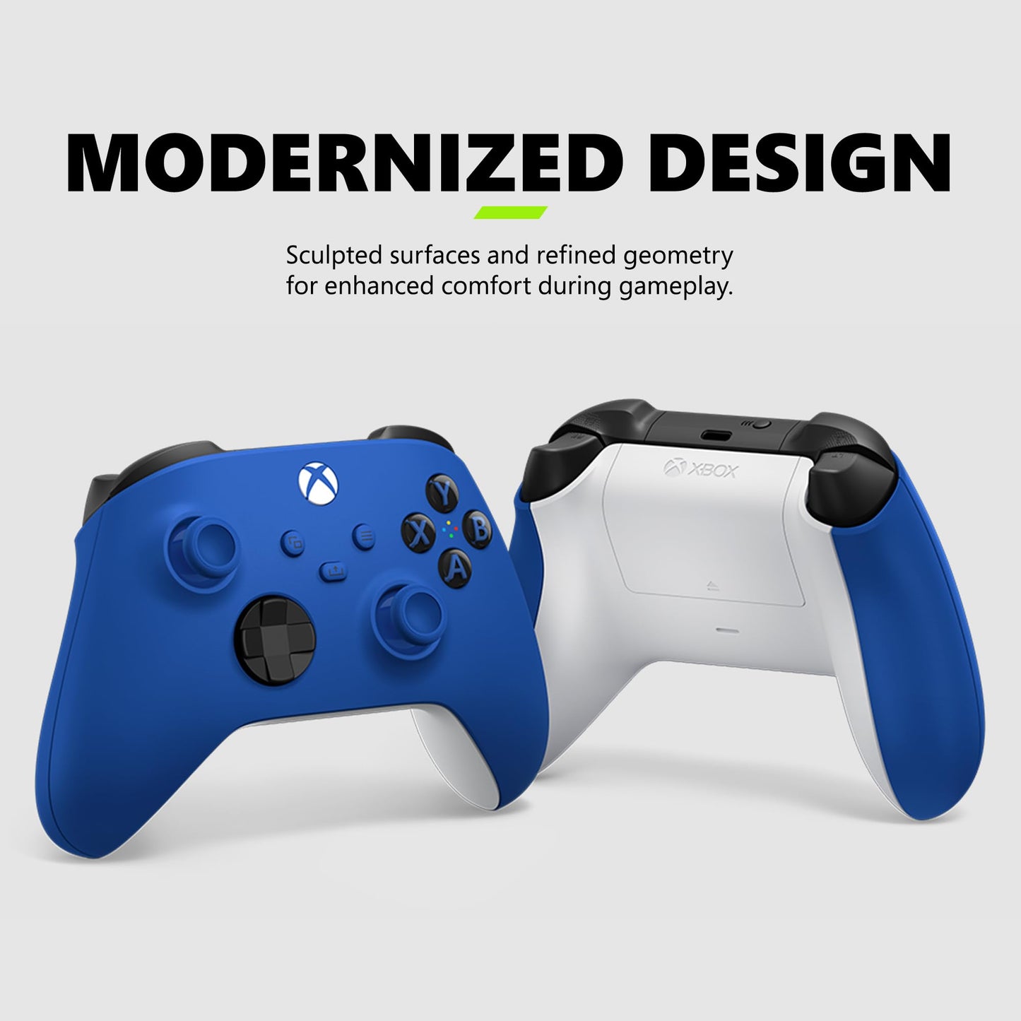 Xbox Wireless Gaming Controller + USB-C® Cable (2025) – Carbon Black – Play on Xbox, Windows, Android, iOS, FireTV Sticks, Smart TVs, VR Headsets