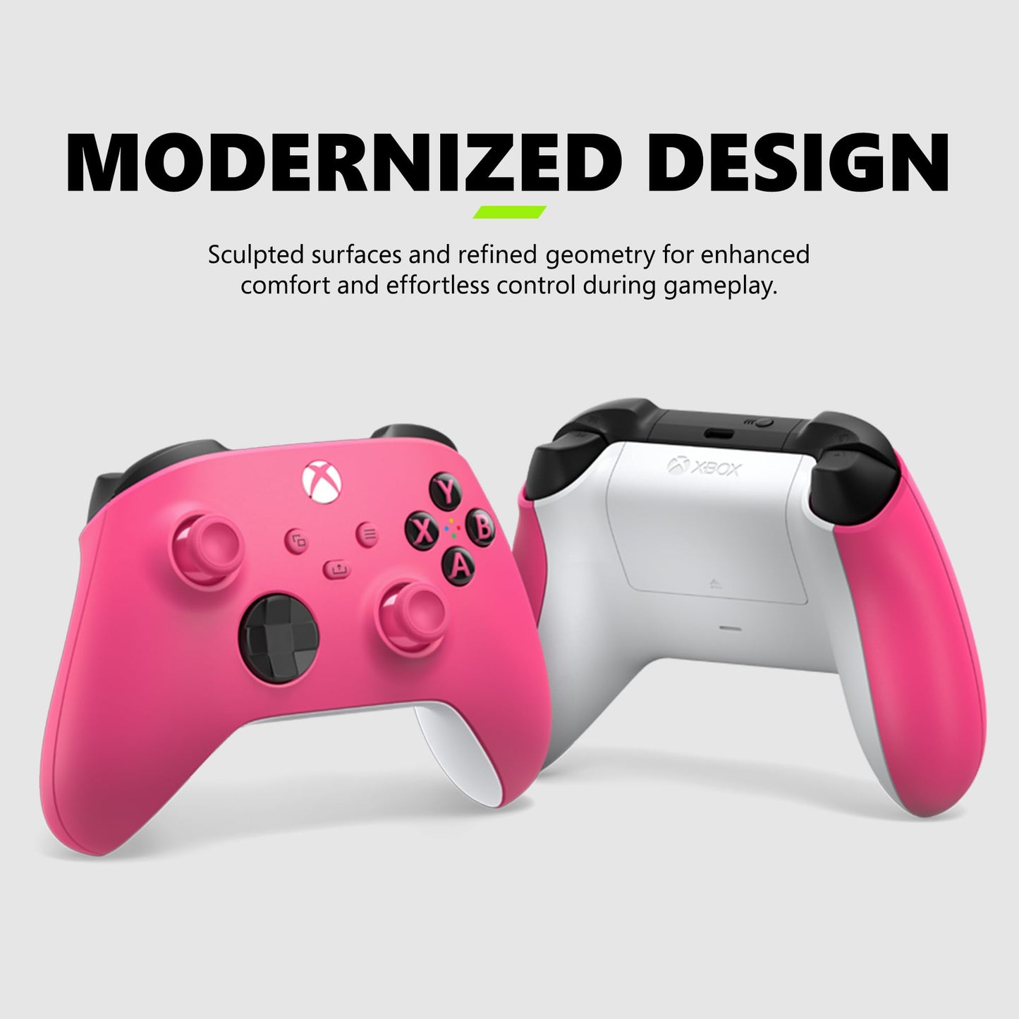 Xbox Wireless Gaming Controller + USB-C® Cable (2025) – Carbon Black – Play on Xbox, Windows, Android, iOS, FireTV Sticks, Smart TVs, VR Headsets