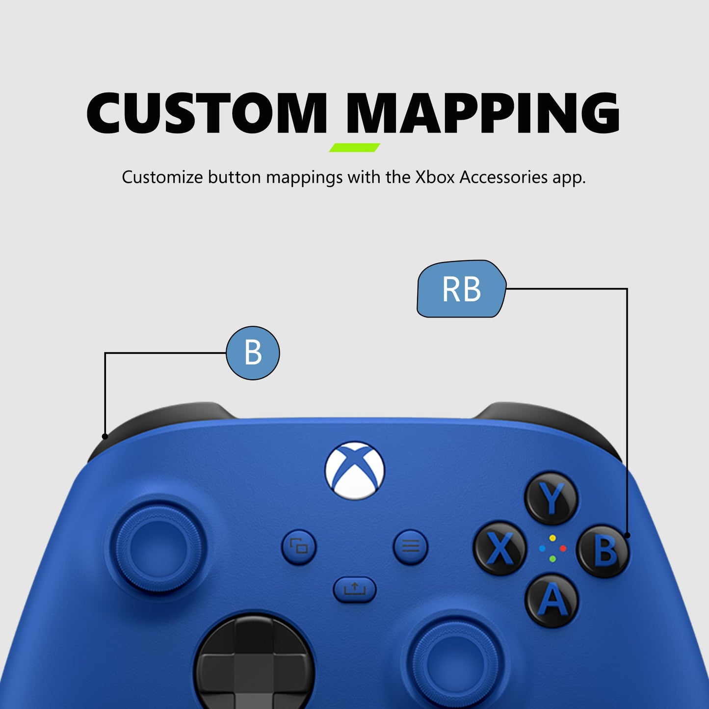 Xbox Wireless Gaming Controller + USB-C® Cable (2025) – Carbon Black – Play on Xbox, Windows, Android, iOS, FireTV Sticks, Smart TVs, VR Headsets
