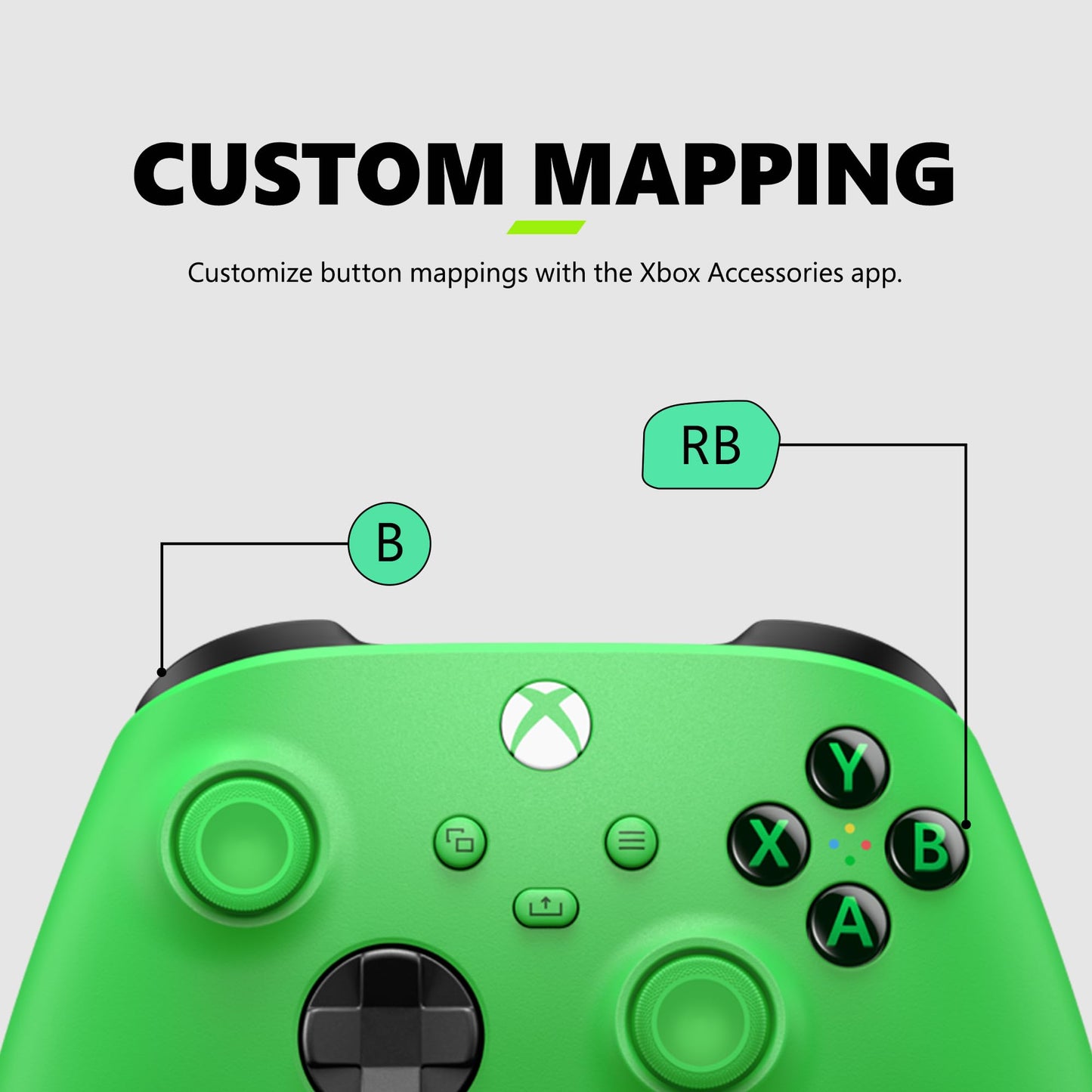 Xbox Wireless Gaming Controller + USB-C® Cable (2025) – Carbon Black – Play on Xbox, Windows, Android, iOS, FireTV Sticks, Smart TVs, VR Headsets